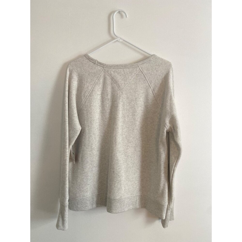 NWT Tommy Hilfiger Sport Women’s Gray Colorblock Sweatshirt Size L - Picture 2 of 6